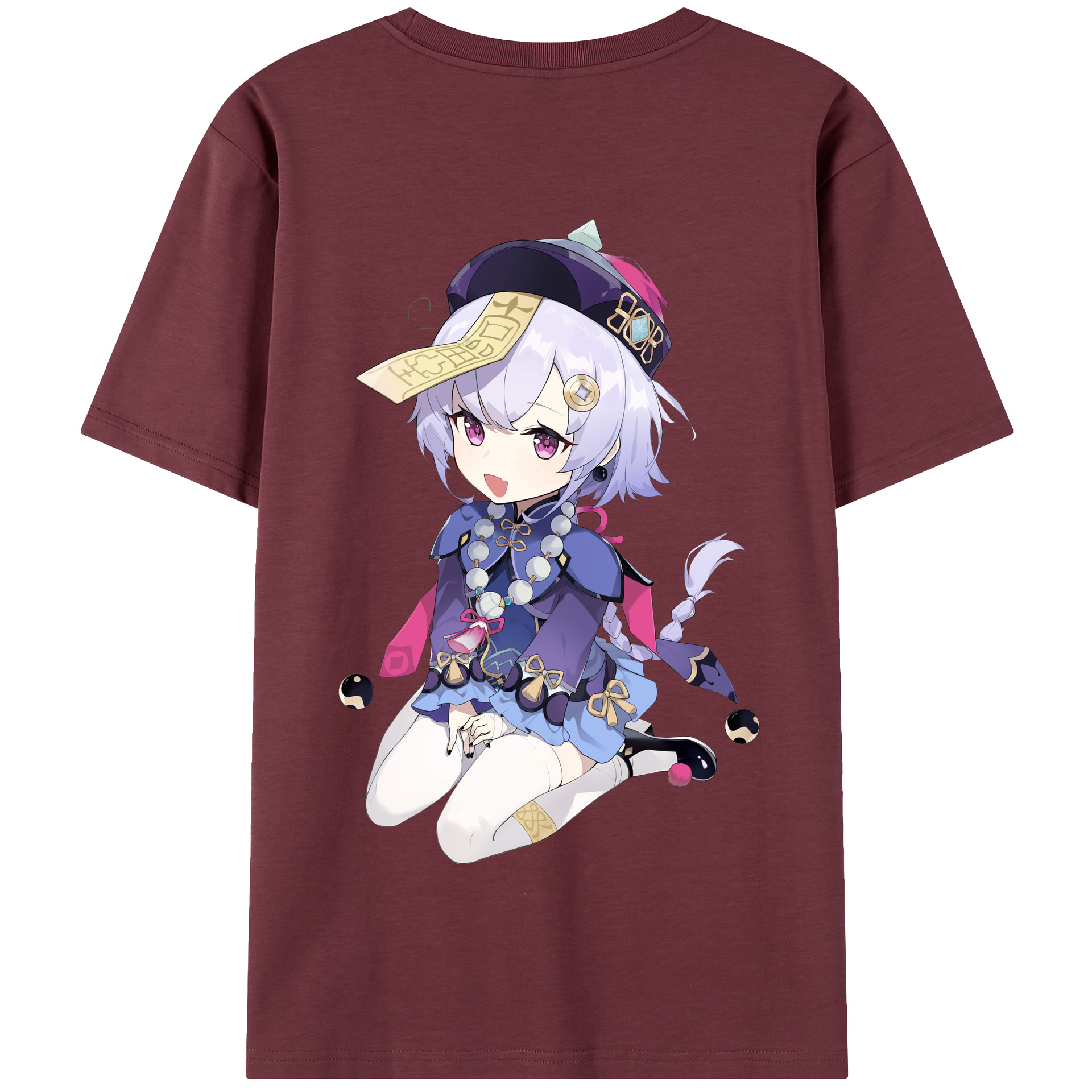 げんし神 七七 なな  genshin Nana 綿100％半袖Tシャツ（背面プリント）
